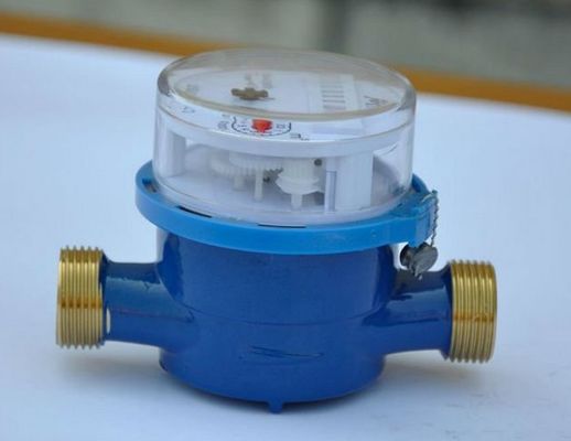 Satu Jet Meter Air Perangkat Eksternal Kuningan Tubuh