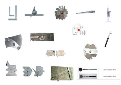 X-Ray Flaw Detector MG-8 Cam Type Weld Gauge /  Welding Gauge Series Taper gauge