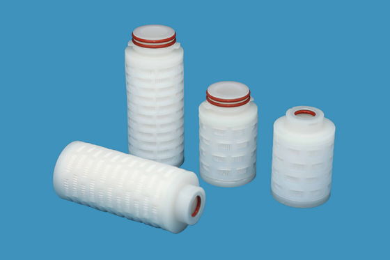 70mm / 0,20 mikron lipit Kecil Filter Cartridge cocok untuk batch kecil dan cair / filtrasi gas kritis