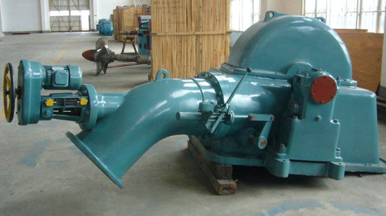 Turbo Hidro Türbinli Hidroelektrik Santrali 800KW - 2.5MW Su Türbini Jeneratörü