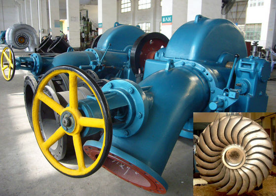 Turbo Hidro Türbinli Hidroelektrik Santrali 800KW - 2.5MW Su Türbini Jeneratörü