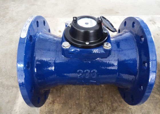 Medidor de água destacável industrial de Woltmann com extremidade LXLC-200 da flange