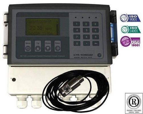 Analisador dissolvido óptico luminescente do oxigênio (medidor em linha do monitor de água da indústria)