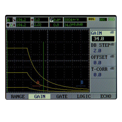 MFD800C AES معياريّ b مسح قابل للنقل Digital فوق سمعيّ عيب مكشاف جهاز