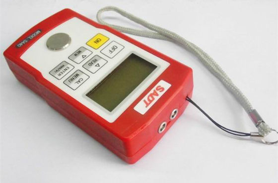 Coupling Indication Ultrasonic Wall Thickness Gauge Portable , High Resolution