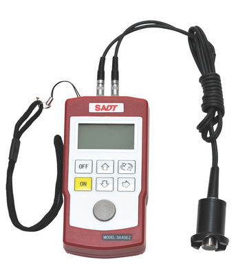 Indicador de grueso ultrasónico portátil eco del pulso de 0.7m m - de 300m m con la punta de prueba dual