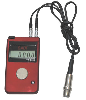 O calibre de espessura ultra-sônico Handheld de Digitas vende por atacado a definição de 0.1mm para a parede de aço de medição