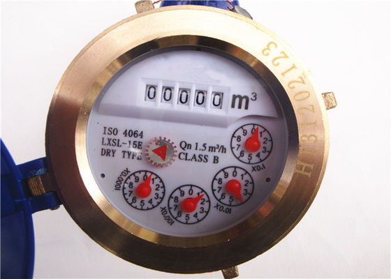 Mètre d'eau vertical domestique de jet multi DN automatique en laiton 50mm