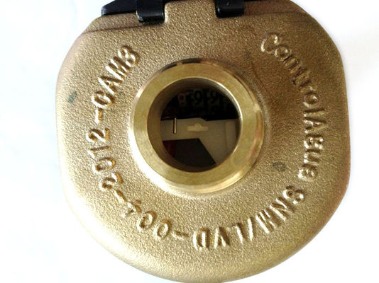 High Stability Residential Brass Small Water Flow Meter with Transmission Sensors 