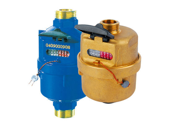 High Stability Residential Brass Small Water Flow Meter with Transmission Sensors 