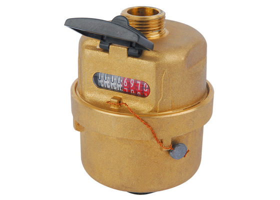 High Stability Residential Brass Small Water Flow Meter with Transmission Sensors 