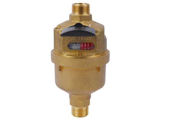 High Stability Residential Brass Small Water Flow Meter with Transmission Sensors 