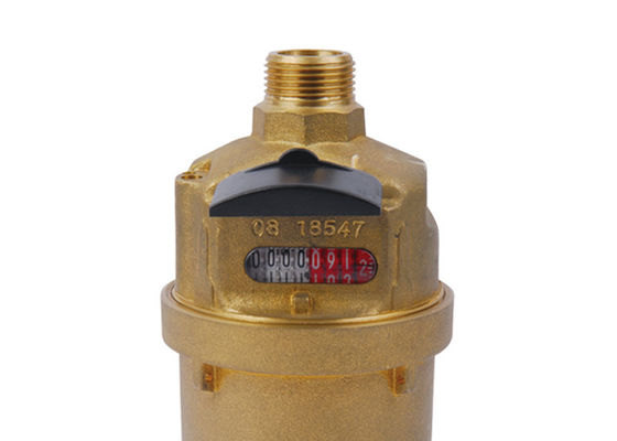 High Stability Residential Brass Small Water Flow Meter with Transmission Sensors 