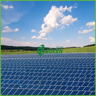 34MW Polycrystalline lưới kết nối năng lượng mặt trời quy mô lớn thực vật quang điện điện