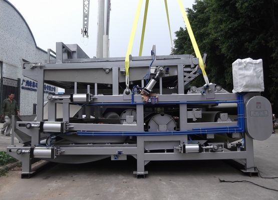 Công suất lớn bùn Dewatering Belt Press Machine Đối với Công nghiệp