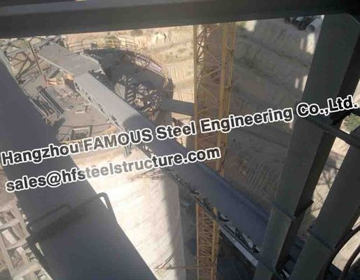 Endüstriyel Yapısal Çelik Fabrikasyon Bolivya Çimento Fabrikası