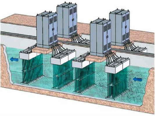 Esterilizador ULTRAVIOLETA del agua del canal automático para las aguas residuales industriales, control del PLC
