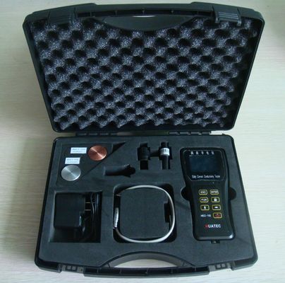 60KHz 0.5 - 110 % IACS ( 0.29 - 64 MS / m ) อุปกรณ์ทดสอบกระแสไฟฟ้าแบบพกพาแบบดิจิตอล