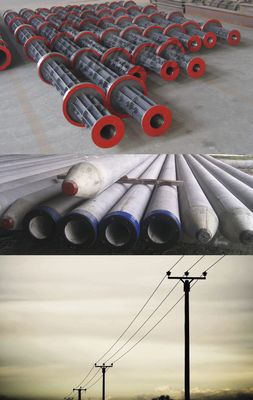 पेशेवर Prestressed ठोस डंडे अटूट ठोस बिजली पोल