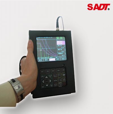 0.5MHz - 20MHz เครื่องตรวจจับข้อบกพร่องแบบอัลตราซาวด์ดิจิตอลพอร์ต RS232 / USB พร้อมเครื่องพีซี