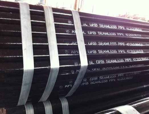 Черная краска Печатная API 5L Gr.B 42,2 мм х 3,56 мм х 5,8 М Бесшовная / LSAW / SSAW труба