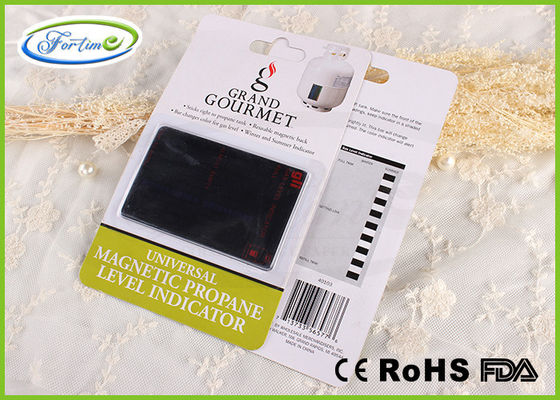 Handy dan Sticky Tingkat Magnetic Gas Indicator / Gas Botol Gauge dengan Karet Magnet