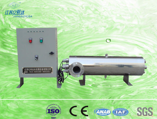 20TPH 99% ব্যাকটেরিয়া কিলিং এই UV জল নির্বীজনকারী / এই UV জল নির্বীজন জ্যোতির নেতৃত্বে