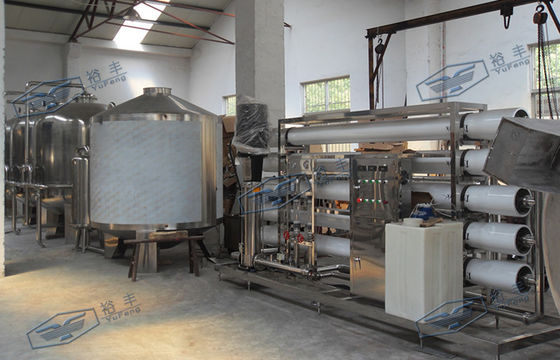 Xử lý nước Fiberglass Ro màng Hệ thống tia cực tím Thiết bị lọc nước