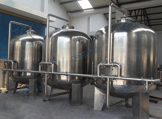Xử lý nước Fiberglass Ro màng Hệ thống tia cực tím Thiết bị lọc nước
