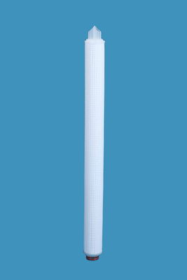 20inch / 0.45micron กรงเดี่ยวไส้กรองของเหลวที่มีพื้นที่การกรองที่มีขนาดใหญ่ / PP หรือเมมเบรน Glassfiber