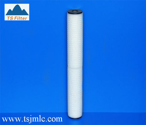 20inch / 0.45micron กรงเดี่ยวไส้กรองของเหลวที่มีพื้นที่การกรองที่มีขนาดใหญ่ / PP หรือเมมเบรน Glassfiber