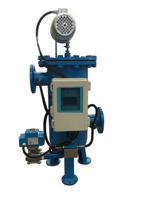 Filtri da acqua industriali automatici del acciaio al carbonio, filtro da acqua autopulente del sedimento della spazzola delle acque luride