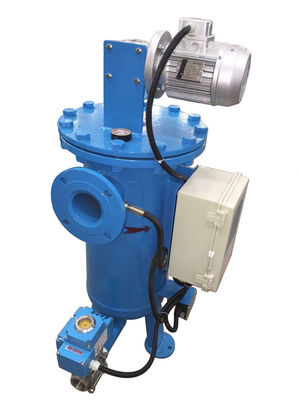 Filtri da acqua industriali automatici del acciaio al carbonio, filtro da acqua autopulente del sedimento della spazzola delle acque luride