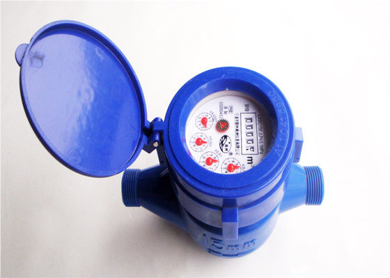 Metro multi plástico 15m m LXS-15EP de la agua fría del Mojado-dial del jet del ABS