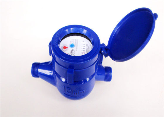 Metro multi plástico 15m m LXS-15EP de la agua fría del Mojado-dial del jet del ABS