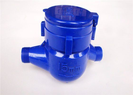 Metro multi plástico 15m m LXS-15EP de la agua fría del Mojado-dial del jet del ABS