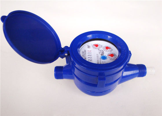 Metro multi plástico 15m m LXS-15EP de la agua fría del Mojado-dial del jet del ABS