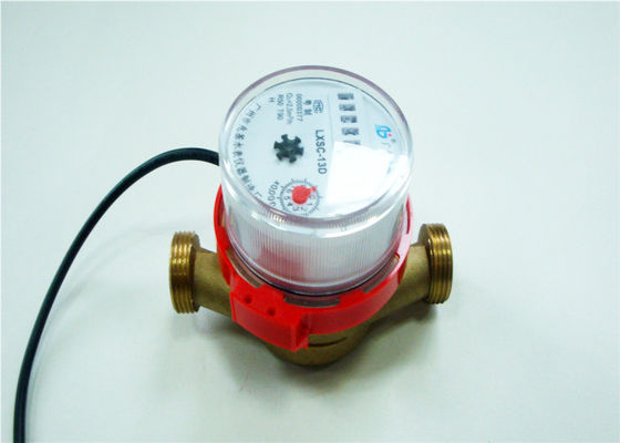 遠隔読書乾燥したダイヤルの水道メーターの熱い単一のジェット機 DN15mm - DN20mm