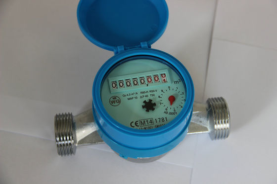OEM ที่กำหนดเองแม่เหล็กดิจิตอลเดี่ยว Meter Water Jet ทองเหลืองเทศบาลมิเตอร์น้ำ