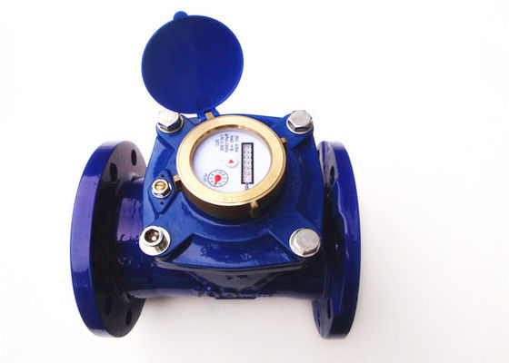 Woltmann Removable Dry Dial Water Meter, 5 Inch Industrial Water Meter, LXLG-125B