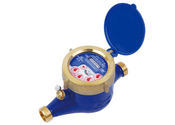 ของเหลวที่ปิดสนิทน้ำเมตรที่อยู่อาศัย / ใบพัดล้อทองเหลืองน้ำเย็น Meter LXSY-15E
