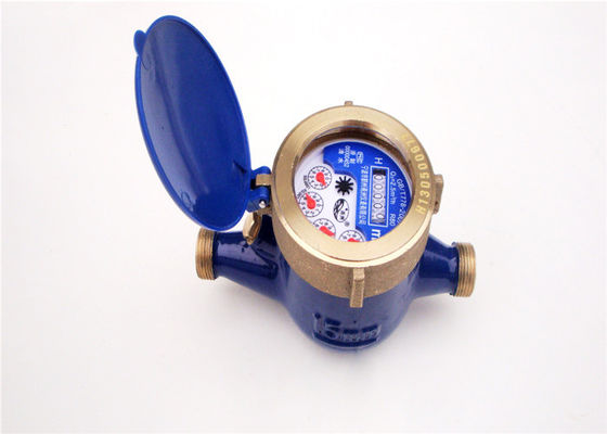ของเหลวที่ปิดสนิทน้ำเมตรที่อยู่อาศัย / ใบพัดล้อทองเหลืองน้ำเย็น Meter LXSY-15E