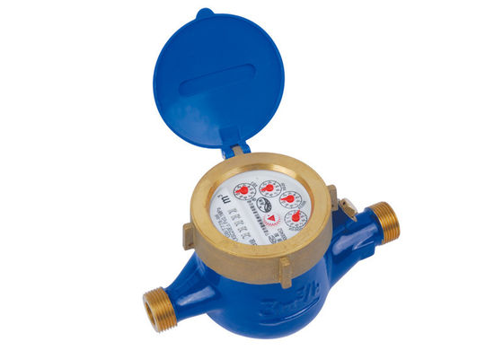 DN15mm Brass Meters nước dân cư, Vane Wheel Rotary đồng hồ nước LXSG-15E