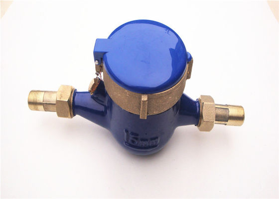 DN15mm Brass Meters nước dân cư, Vane Wheel Rotary đồng hồ nước LXSG-15E