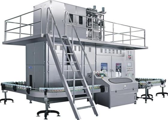 Linha de enchimento 200 do UHT/bebida DE ALTA TEMPERATURA da esterilização do REATOR - 250ml completamente automático