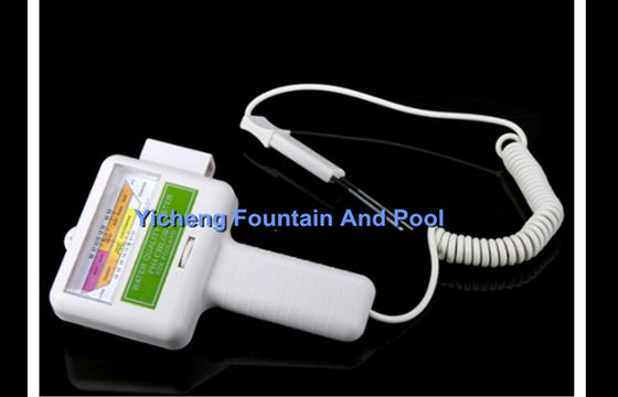 Acqua di plastica pH/tester del CL2 per le piscine e le stazioni termali con la batteria