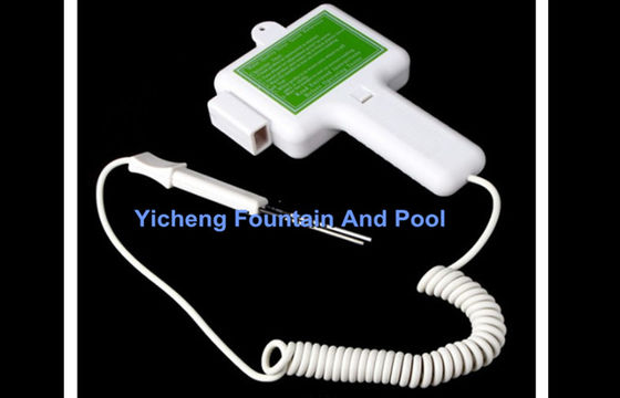 Acqua di plastica pH/tester del CL2 per le piscine e le stazioni termali con la batteria
