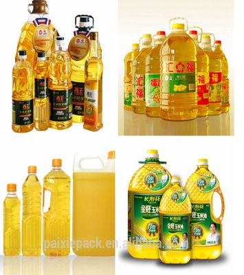 เครื่องบรรจุขวดแบนเครื่องน้ำมันปรุงอาหารเหลวบรรจุ / น้ำแร่