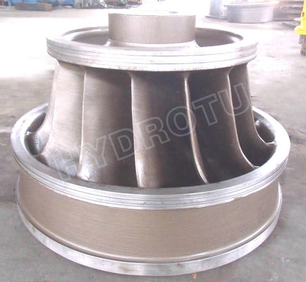 फ्रांसिस टरबाइन क्षमता 100KW के लिए क्षैतिज / कार्यक्षेत्र दस्ता फ्रांसिस टरबाइन धावक - पनबिजली में 20MW