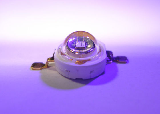 ODM / OEM UV LED Diode High Power 1W 3W UV-A LED Emitter 315-400 nanomet